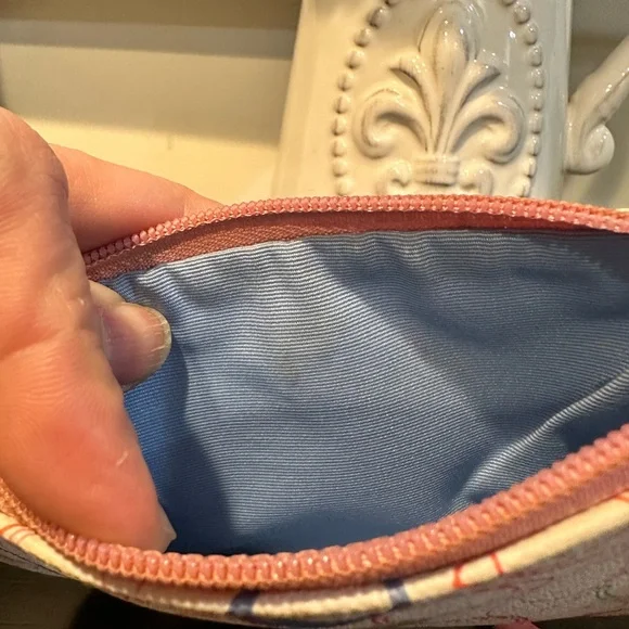 Coach Multicolor Signature C Wristlet Wallet Pink Trim - Picture 10 of 11